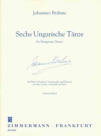 BRAHMS J. - DANZAS HUNGARAS ( 6) FL(VL)/CH/P