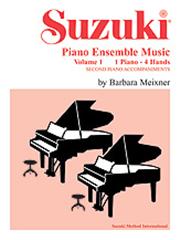 SUZUKI S. - PIANO ENSEMBLE V.1 - PIANO 4 MANOS