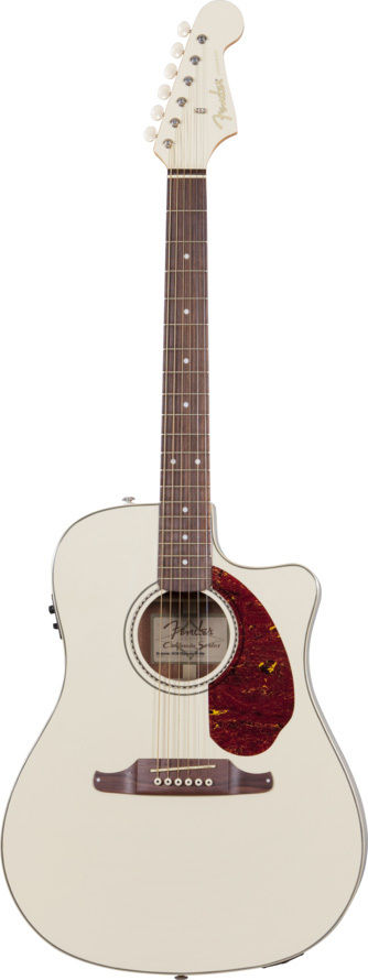 GUITARRA ACÚSTICA - FENDER PREAMP SONORAN SCE OLYMPIC WHITE