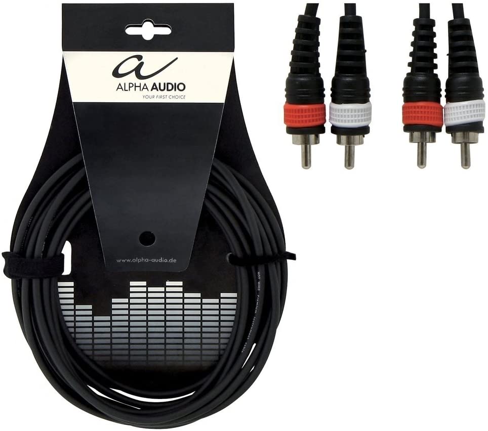CABLE RCA -DOBLE RCA ALPHA AUDIO -