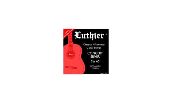CUERDA GUITARRA - LUTHIER CONCERT SILVER DARK LU-60 EXTRA High tension