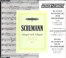SCHUMANN R. - ADAGIO Y ALLEGRO OP.70 (V/VA/VC/TR Y PIANO) (SOLO CD)