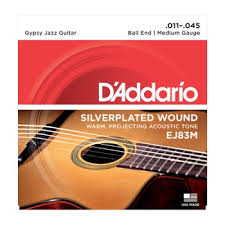 CUERDA GUITARRA ACUSTICA - D´ADDARIO EJ83M 011-045(GYPSY JAZZ)