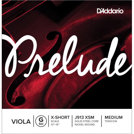 CUERDA VIOLA - D´ADDARIO PRELUDE 3º SOL-G J913 XSM 12´