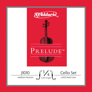 CUERDA VIOLONCHELO - D´ADDARIO PRELUDE 3/4 J1010 JGO