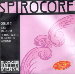 CUERDA VIOLONCHELO - THOMASTIK SPIROCORE TUGSTENO 4º S-33 FUERTE