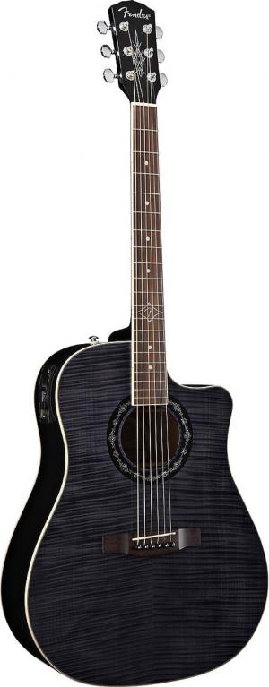 GUITARRA ACÚSTICA - FENDER PREAMP.T-BUCKET - 300CE Trans Black F