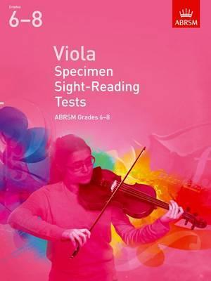 ABRSM - SPECIMEN SIGHT-READING TESTS -Grades viola 6-8