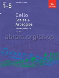 Scales and Arpeggios cello Grade 1 (1-5) (2012)