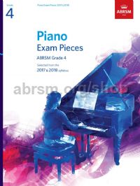 Selected Piano Exam Pieces 2017 & 2018, Grade 4 (Book)