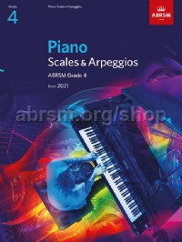 ABRSM - PIANO SCALES & ARPEGGIOS 2021-2022 GRADE 4
