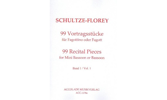 SCHULTZE-FLOREY A. - PIEZAS RECITAL (99) V.1 (FGP)