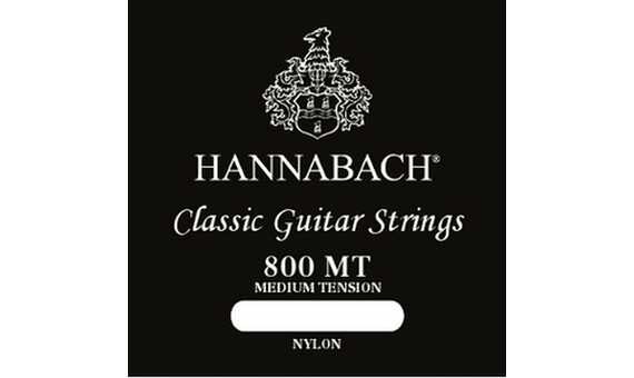 CUERDA GUITARRA - HANNABACH 6ª NEGRA 800 MT