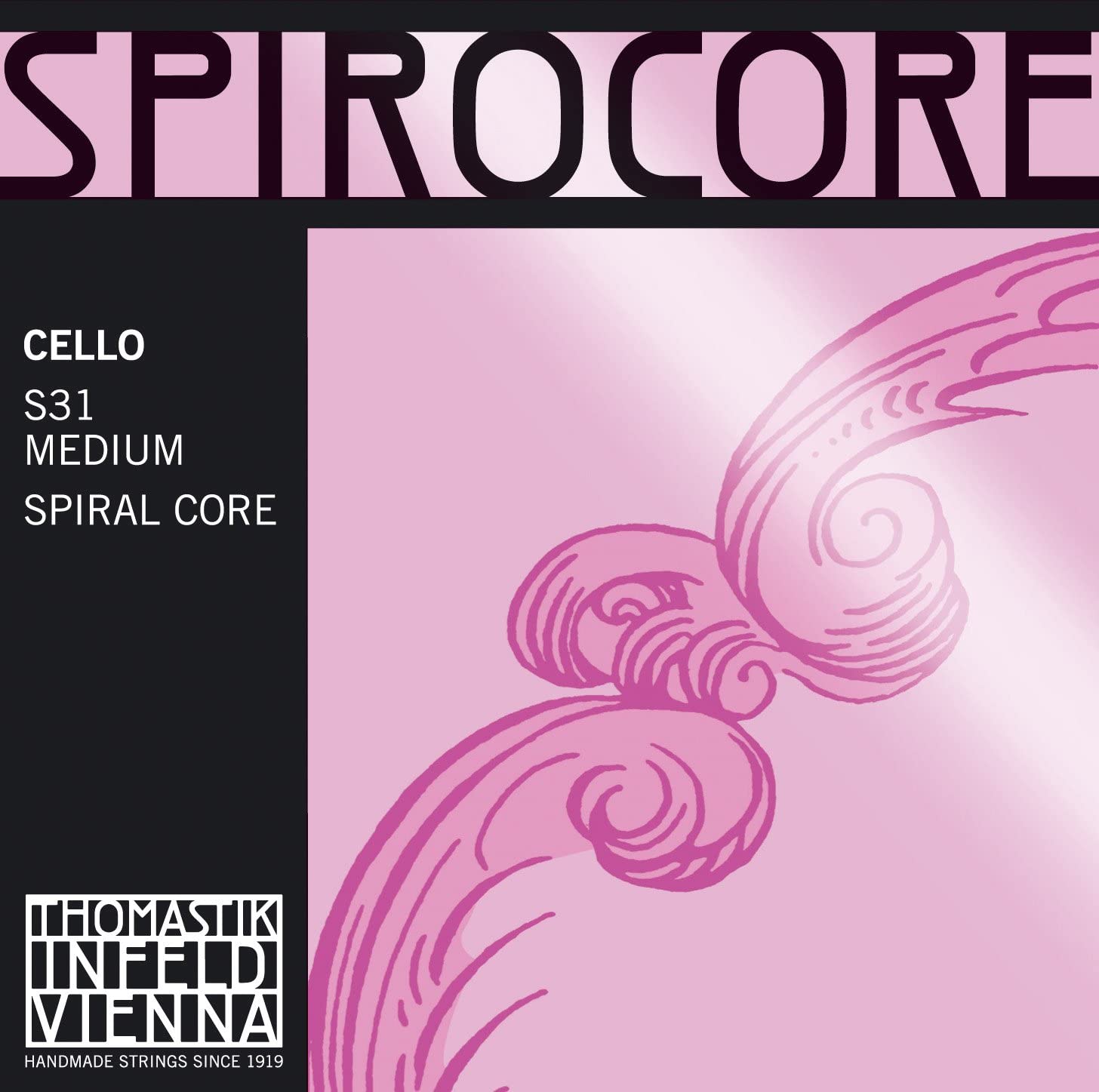CUERDA VIOLONCHELO - THOMASTIK SPIROCORE SOL (G) S28 MEDIUM CHROME WOUND