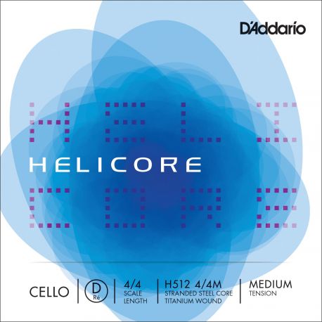 CUERDA VIOLONCHELO DADDARIO HELICORE 2ª H512 D-RE MEDIUM