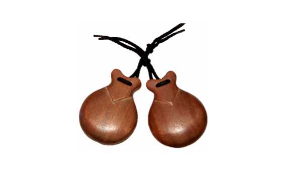 CASTAÑUELAS - JALE PULIDA CAOBA Nº 8 SEMI-PROFESIONAL