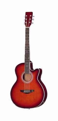 GUITARRA ELECTRO/ACUSTICA ROCHESTER CFG3RS ROJA