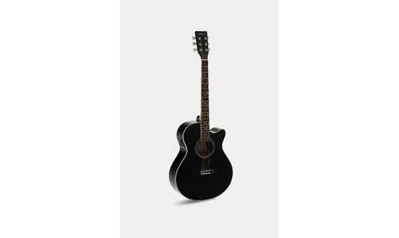 GUITARRA ACÚSTICA ADMIRA INDIANA NEGRA SATINADA