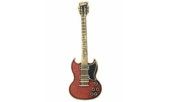 REGALO- MINI PIN GUITARRA ELECTRICA ROJA*DESCATALOGADO*