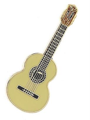 REGALO- MINI PIN GUITARRA ESPAÑOLA (AMARILLA)