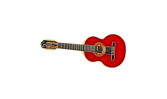 REGALO- MINI PIN GUITARRA CLÁSICA (MARRON)