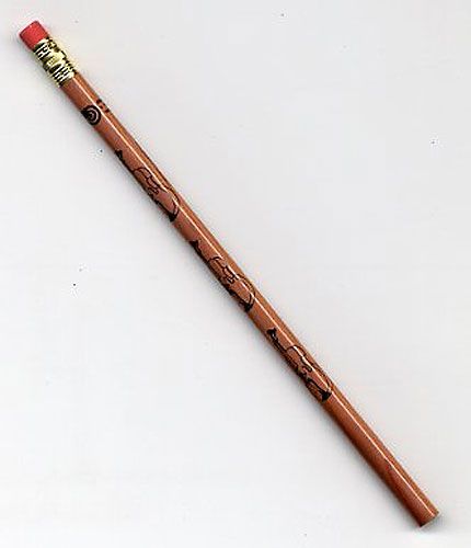 REGALO- LÁPIZ VIOLÍN COLOR MADERA ( CON GOMA )