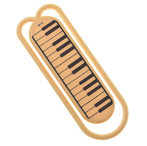 REGALO - CLIP GIGANTE TECLADO AMARILLO