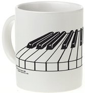 REGALO- TAZA BLANCA TECLADO (EN HORIZONTAL )-** DESCATALOGADO**