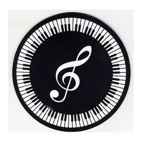 REGALO - ALFOMBRILLA RATON TECLADO CIRCULAR CON CLAVE DE SOL