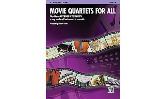 ALBUM - MOVIE QUARTET FOR ALL Clarinete