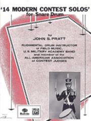 PRATT J. - MODERN CONTEST SOLOS FOR SNARE DRUM (14)