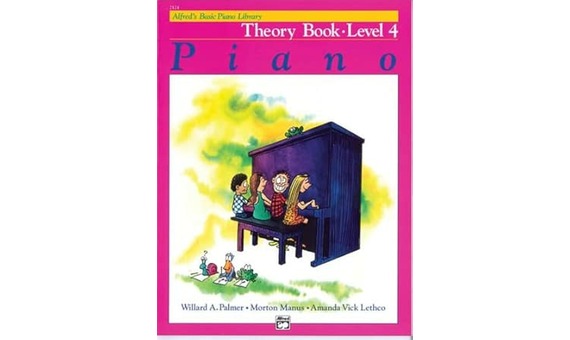 ALFRED .- Piano Theory Book (Level 4)