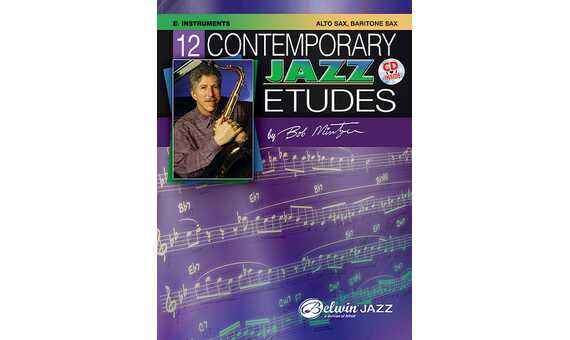 MINTZER B. - COMTEMPORARY JAZZ ETUDES (12) SAX ALTO/BARITONO +CD