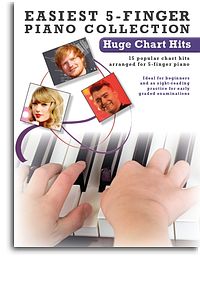 ALBUM - EASIEST 5-FINGERS PIANO -HUGE CHART HITS