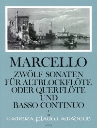 MARCELLO B. - SONATAS (12) OP.2/1 FLAUTA DE PICO (1-3)