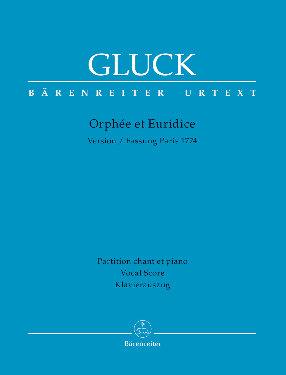 GLUCK C.W. - ORFEO ED EURIDICE URTEXT -Viena version 1792