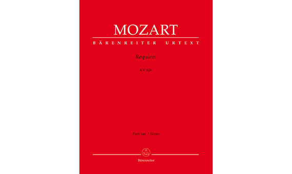 MOZART W.A. - REQUIIEM KV626 URTEXT PARTES