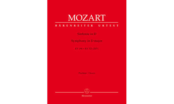 MOZART W.A. - SINFONIA RE M (OBERTURA DE "LA FINTA GIARDINIERA K. 196 Y K. 121 (207a) ORQUESTA