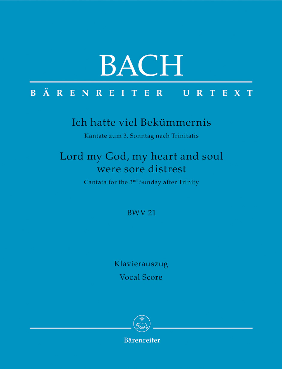 BACH J.S. - CANTATA ICH HATTE VIEL BEKUMMERNIS BWV21