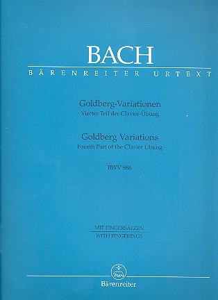 BACH J.S. - VARIACIONES GOLDBERG URTEXT BWV.988 (DIGITACIDO)