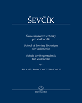 SEVCIK O.- ESCUELA TECNICA DEL ARCO OP.8 PARTE 5/6 VIOLONCHELO