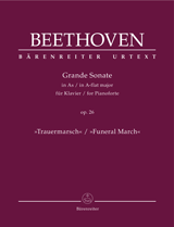 BEETHOVEN L.V. - GRAN SONATA LAbM OP.26 UERTEXT MARCHA FUNEBRE