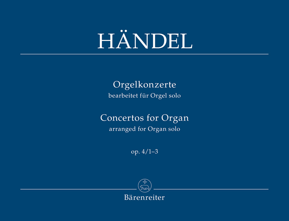 HANDEL G.F. - CONCIERTOS ORGANO OP 4/1-3 V.1 - URTEXT