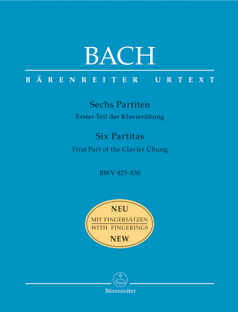 BACH J.S. - PARTITAS URTEXT (6) - BWV.825-830 CON DIGITACION