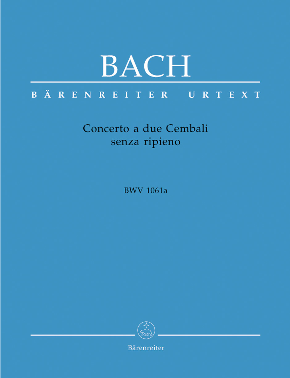 BACH J.S. - CONCIERTO DO M - BWV.1061a (2P4M)