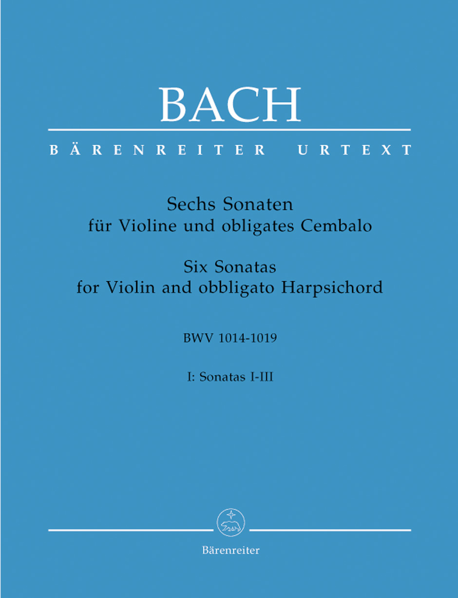 BACH J.S. - SONATAS V.1 (1-3) (6) URTEXT - BWV.1014-1016