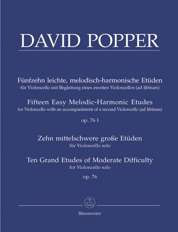 POPPER D. - ESTUDIOS OP.76 - VIOLONCHELLO -