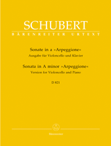 SCHUBERT F. - SONATA LA m ARPEGGIONE - D.821