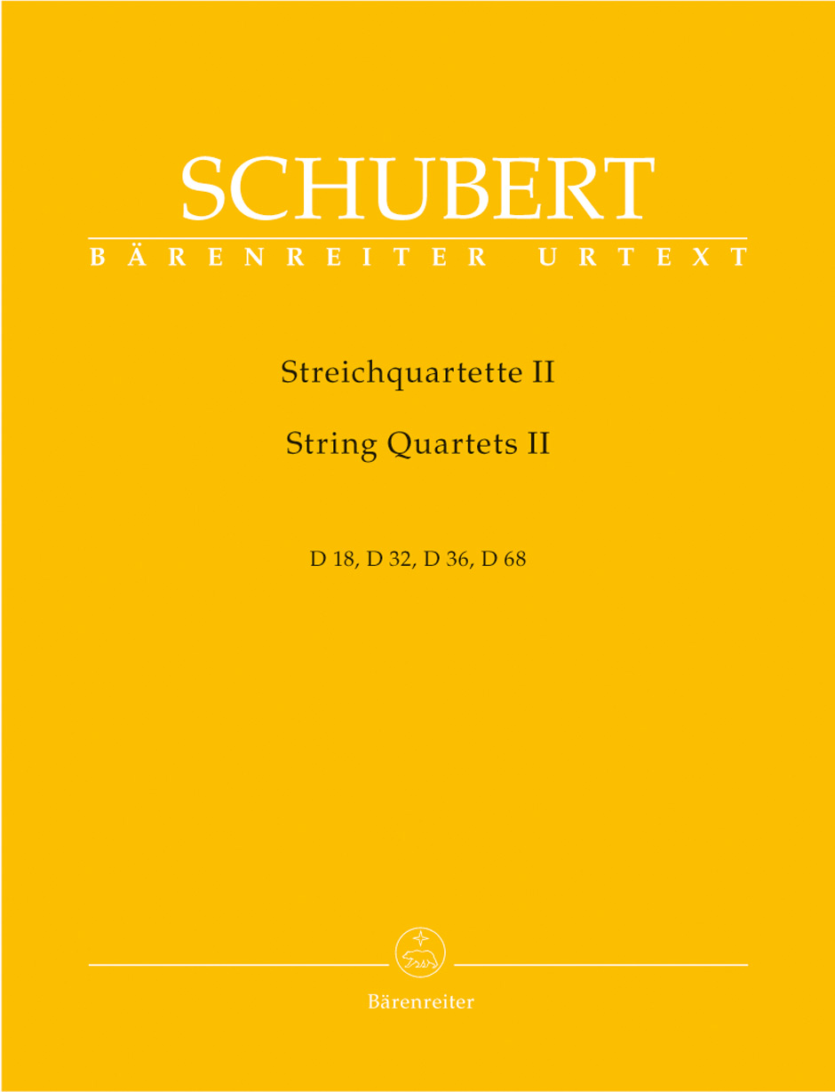 SCHUBERT F. - CUARTETOS V.2 URTEXT (PT) 2V/VA/VC -