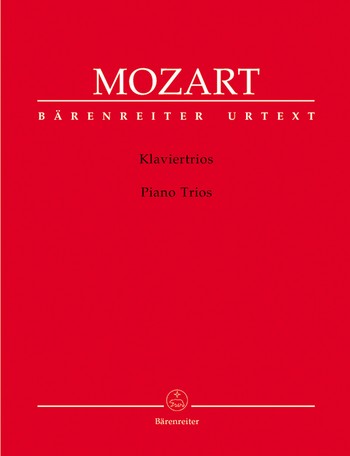 MOZART W.A. - TRIOS URTEXT (SC+PT) V/VCP -